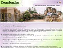 Tablet Screenshot of deenabandhutrust.org